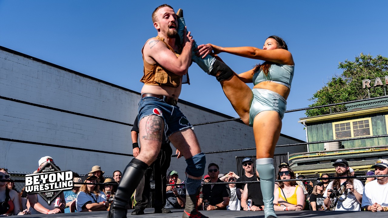 [Free Match] Paris Van Dale vs. Seabass Finn | Beyond Wrestling 6/15/24 (Intergender, Mixed, NJPW)