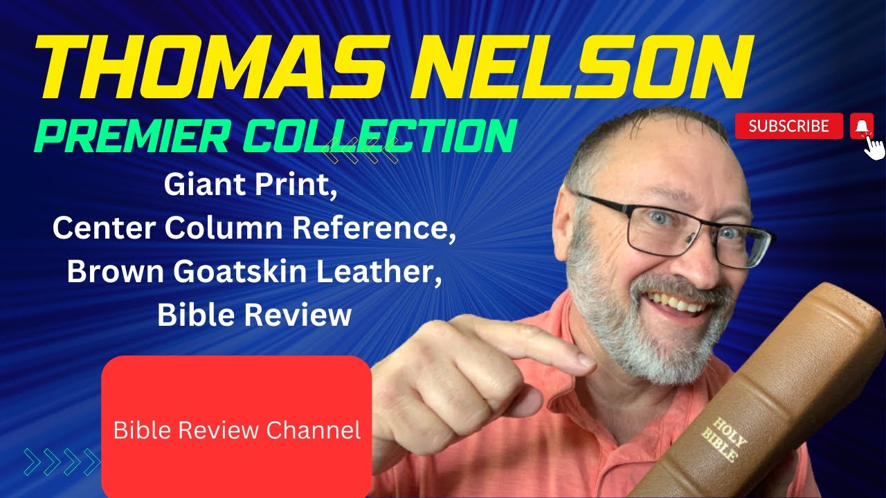 Giant Print Center Column Reference Bible Review