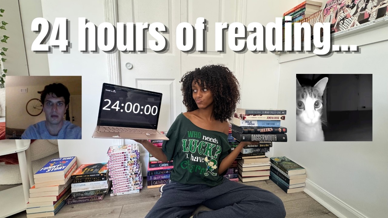 24 hour readathon challenge but controlled by YOU🫵🏾📚