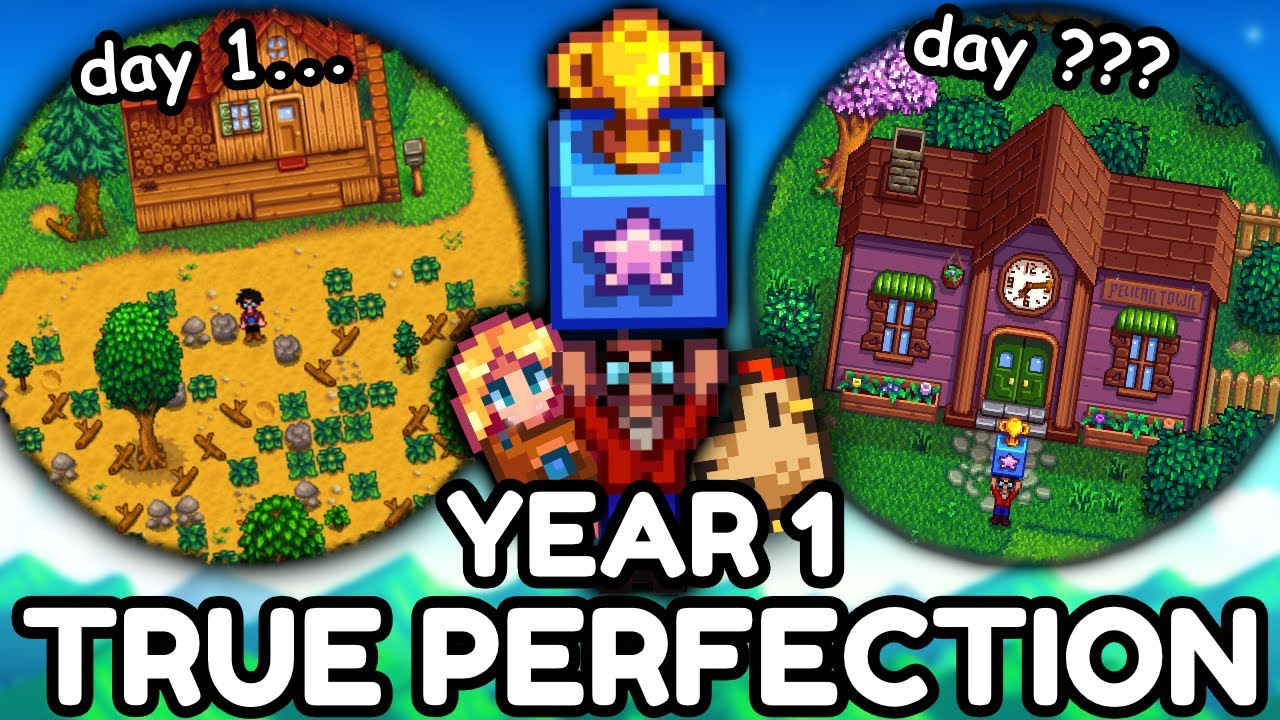 Can I Complete the Community Center in 1 YEAR in Stardew Valley 1.6 | Road to True Perfection Year 1