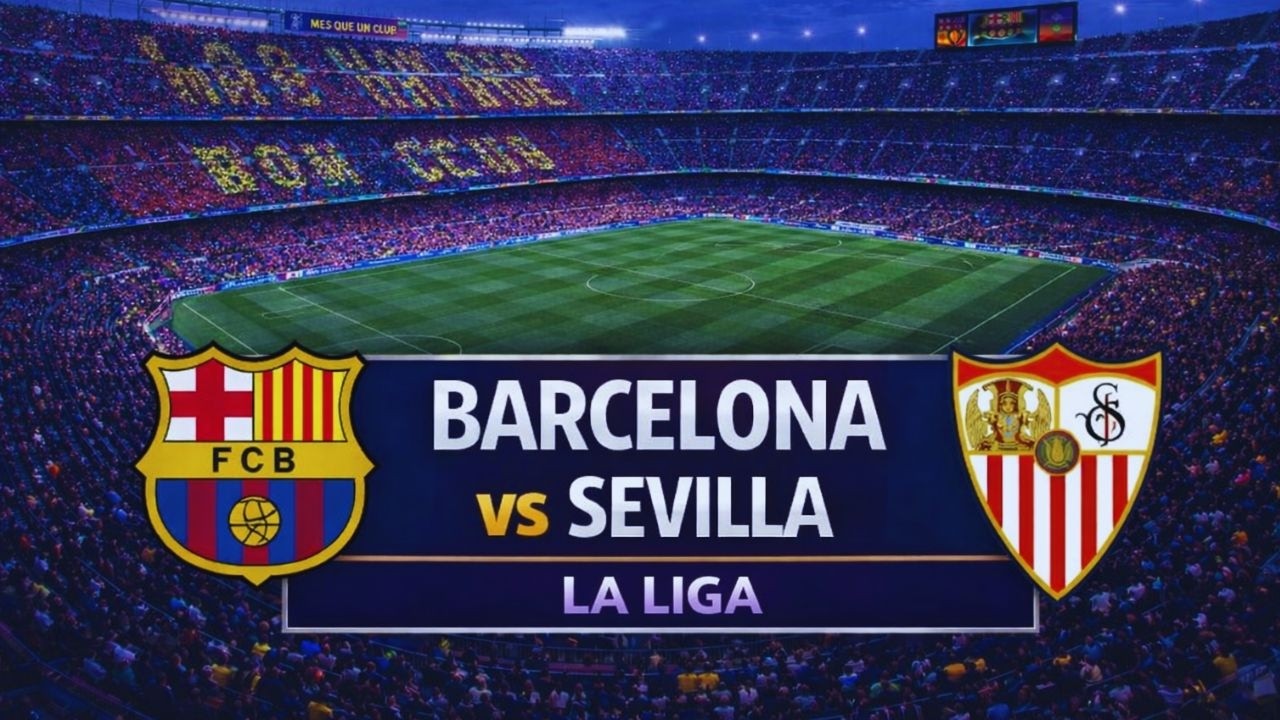 🔴  LIVE | Barcelona vs Sevilla / LA LIGA  /  Stadium Atmosphere ! LIVE simulation