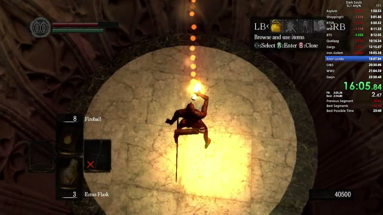 Dark Souls Soul Level 1 Any% - 23:19 (World Record)