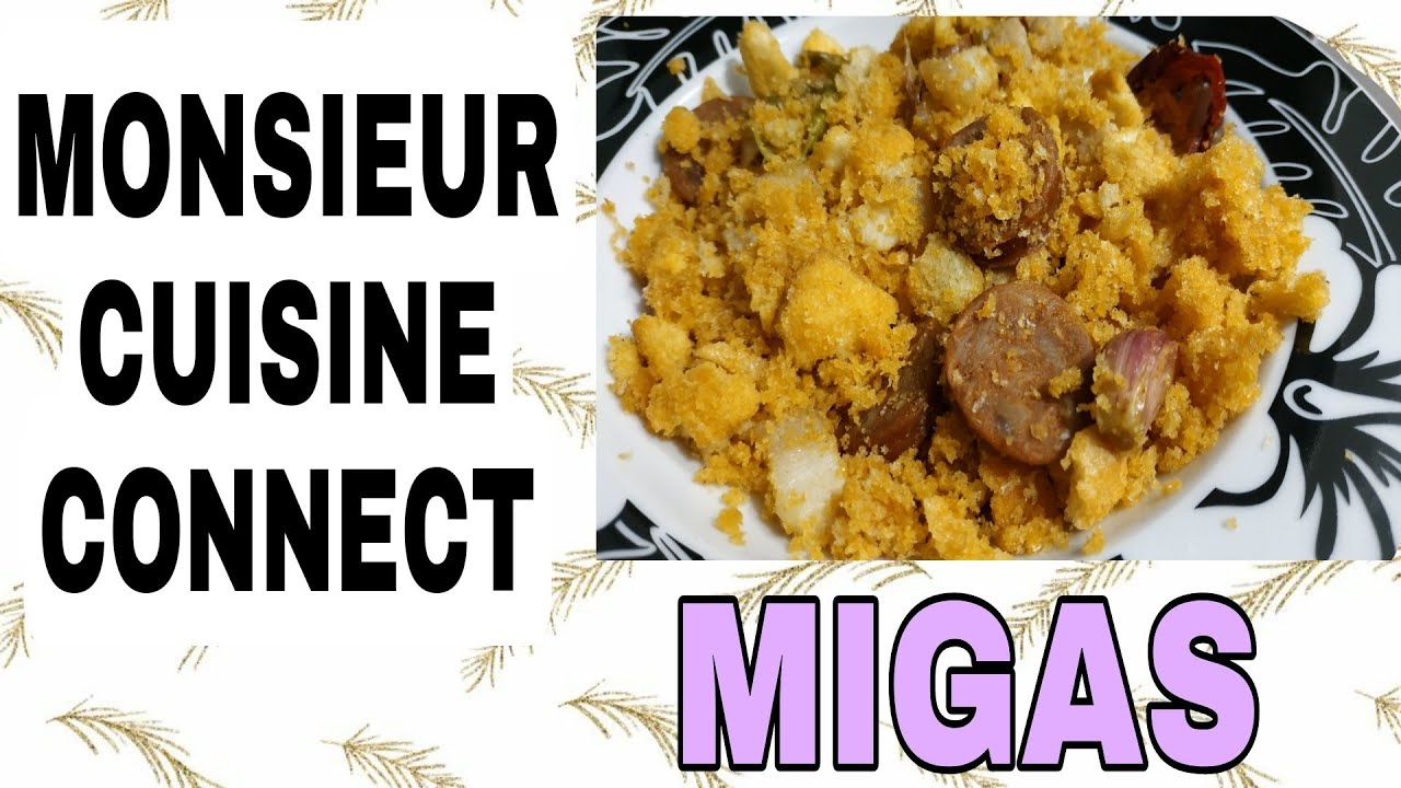 Cómo HACER MIGAS - MONSIEUR CUISINE CONNECT 🥖😋
