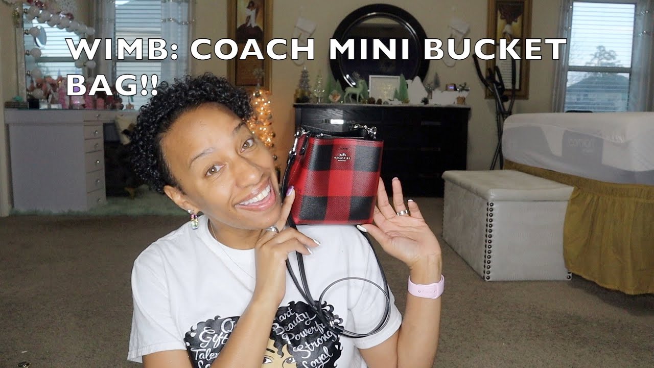 WIMB: COACH MINI BUCKET BAG!!