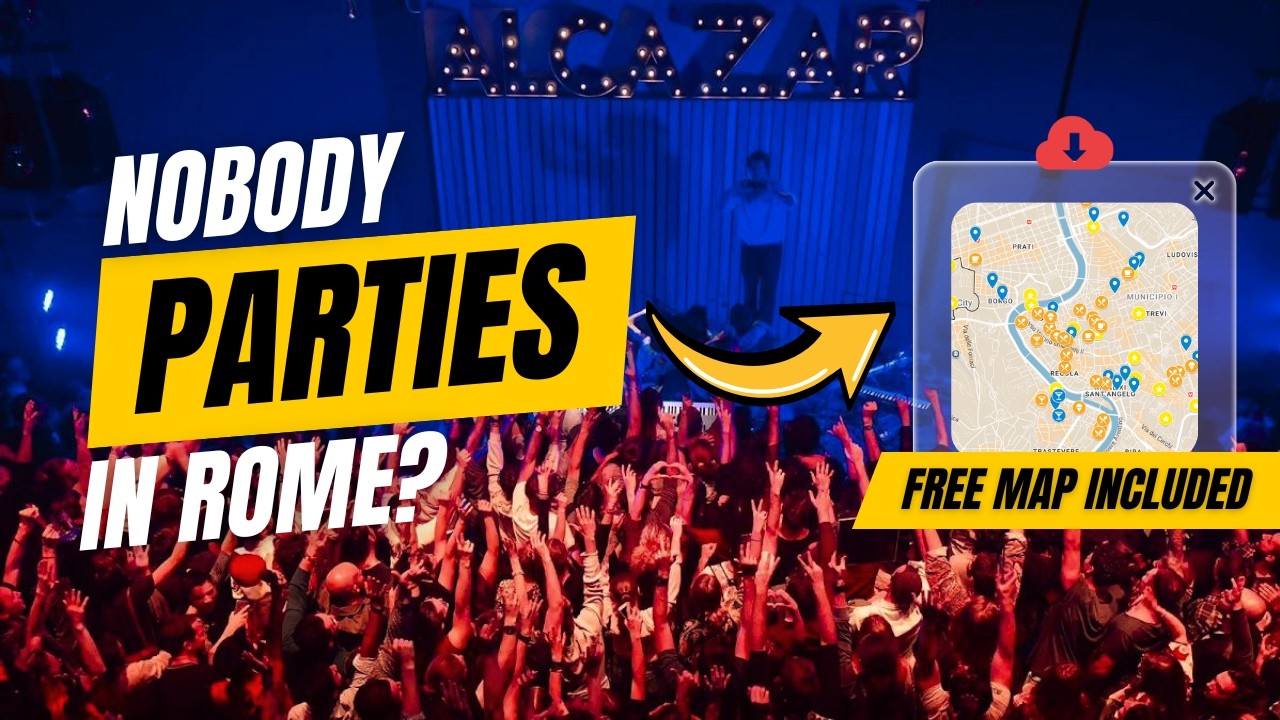 Don't Miss These Rome Nightlife Spots! (Free Map Included) ✨