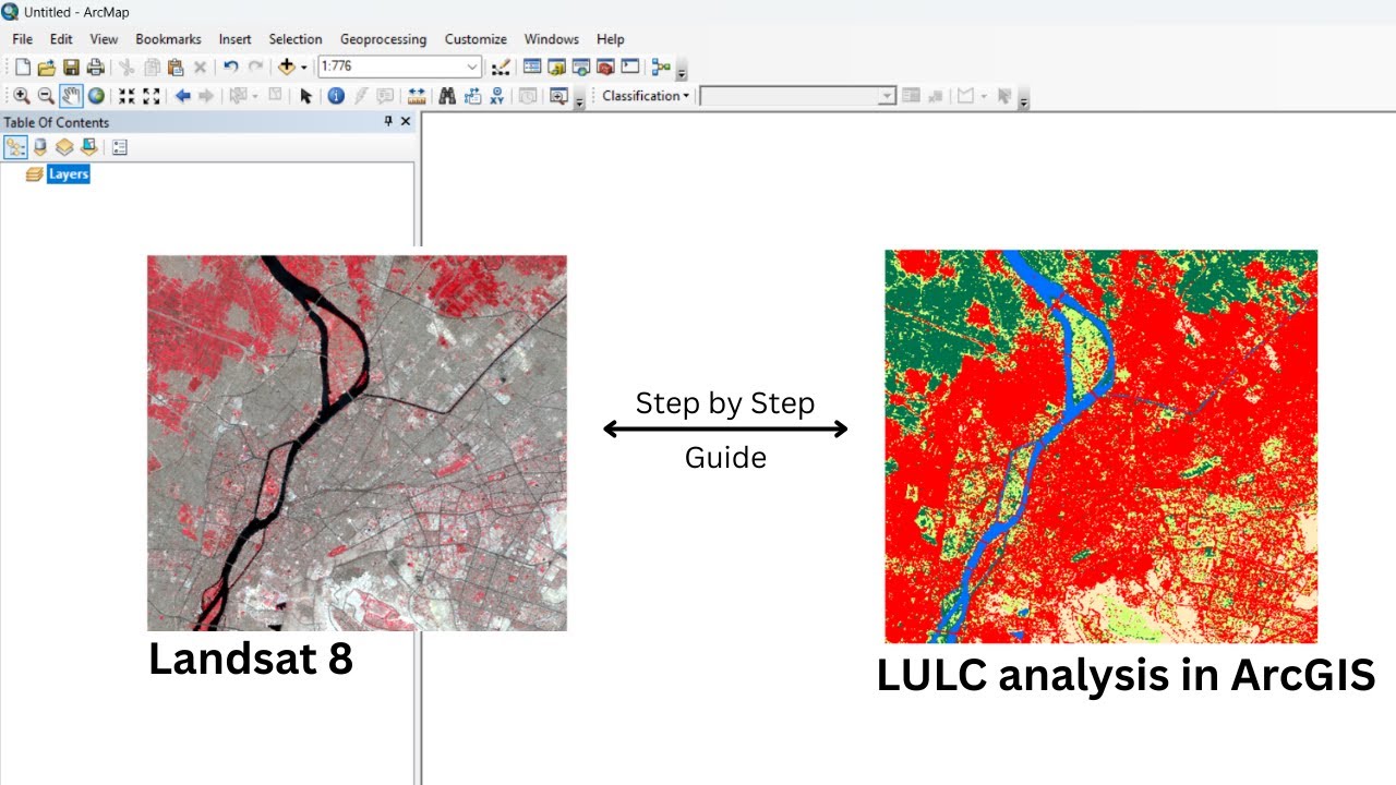 LULC Analysis in ArcGIS | Supervised Image Classification (Landsat 8)