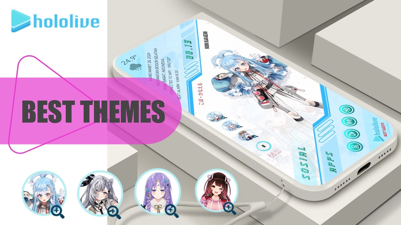 Best Setup Total Launcher Holo live Themes🗿🗿