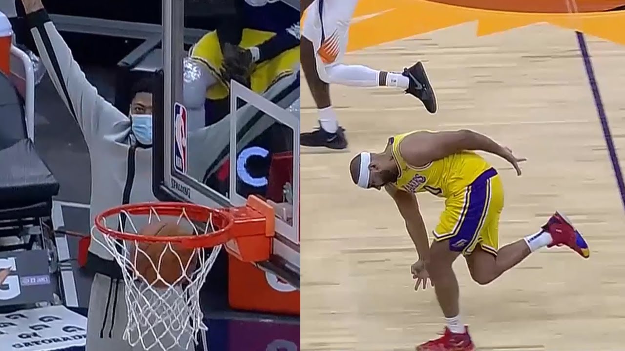 Jared Dudley's clutch three gets the Lakers bench excited
