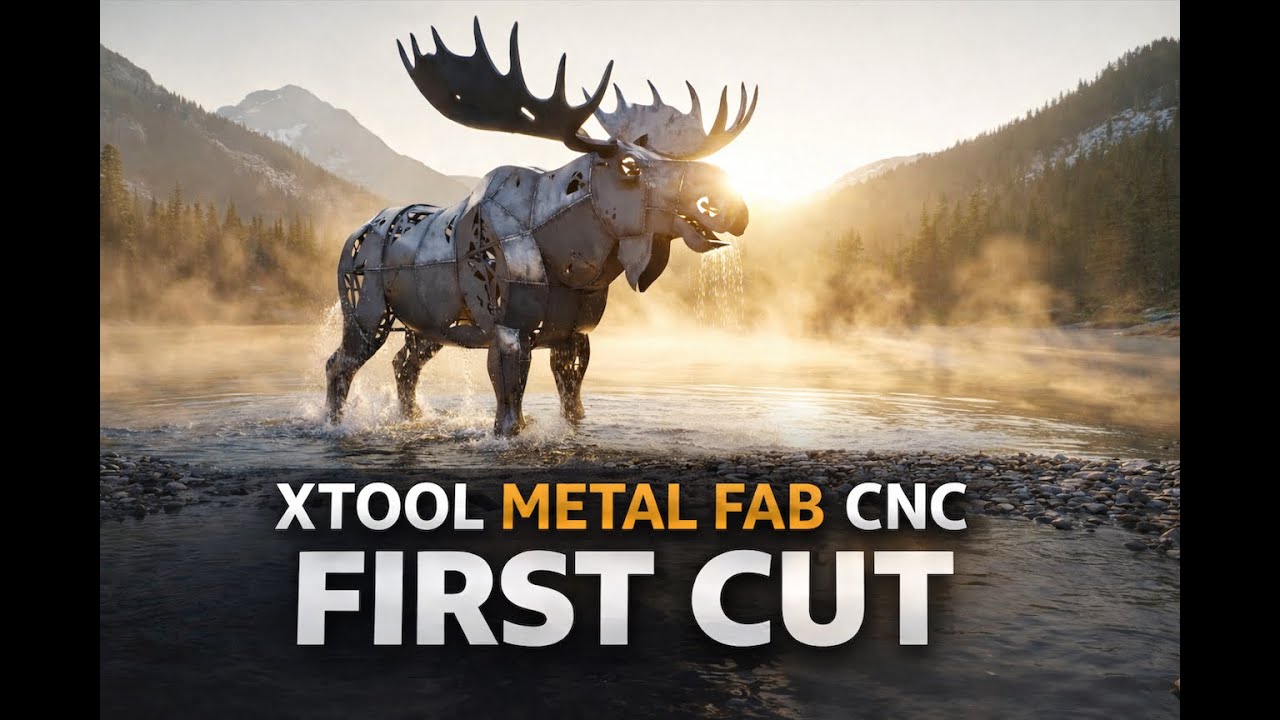 XTOOL METAL FAB LAZER CNC FIRST CUT REVIEW