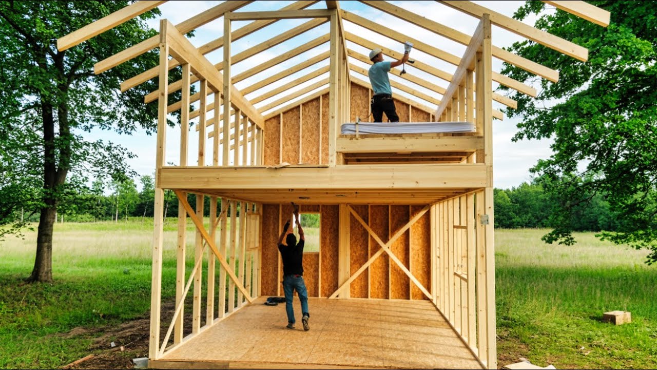 He Built His Dream Shed Alone… The Result Will Shock You 😱 (By @EveryotherKarl‬ )