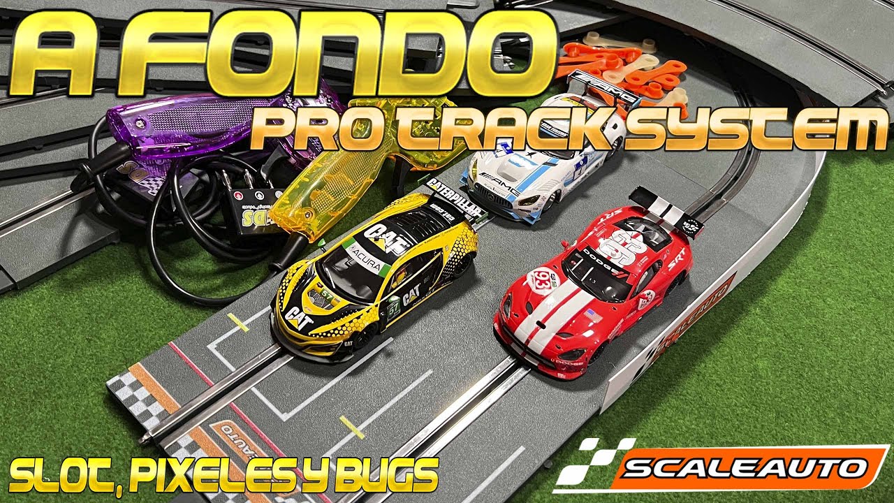 A fondo Pistas Pro Track de Scaleauto, proyecto para casa
