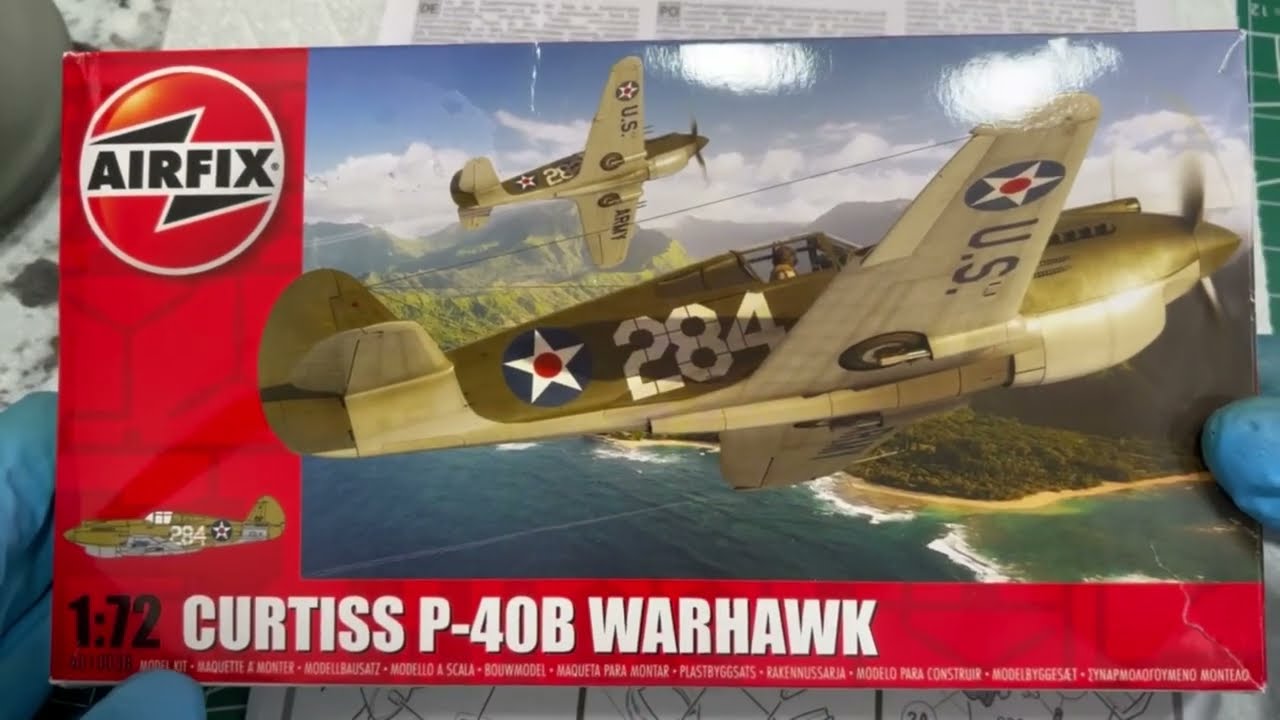 Workbench Update 1- P-40B Warhawk Airfix 1:72