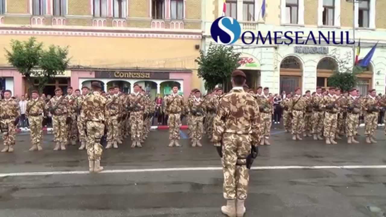 Ceremonie plecare Batalionul 811 Infanterie Dragonii Transilvani Dej in misiune in Afganistan
