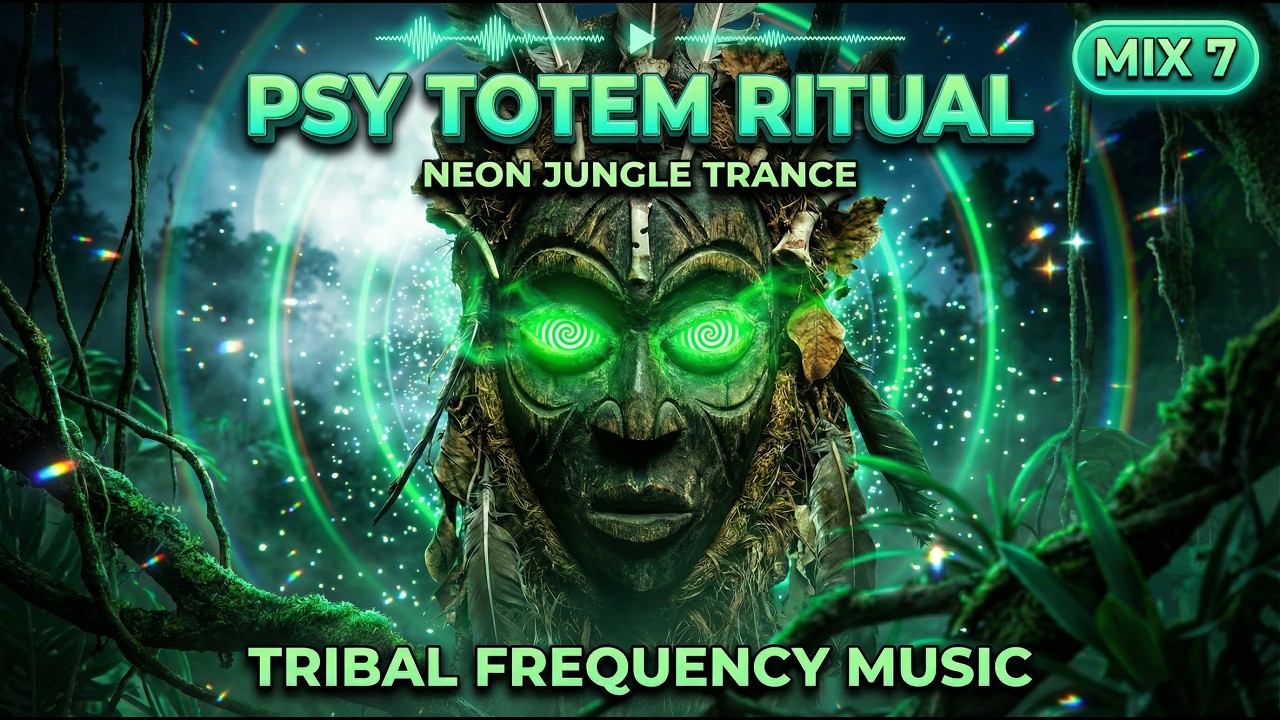 PSY TOTEM RITUAL (Mix 7) | Neon Jungle Psytrance Bass | Hypnotic Rave | No Vocals | 136-140 BPM