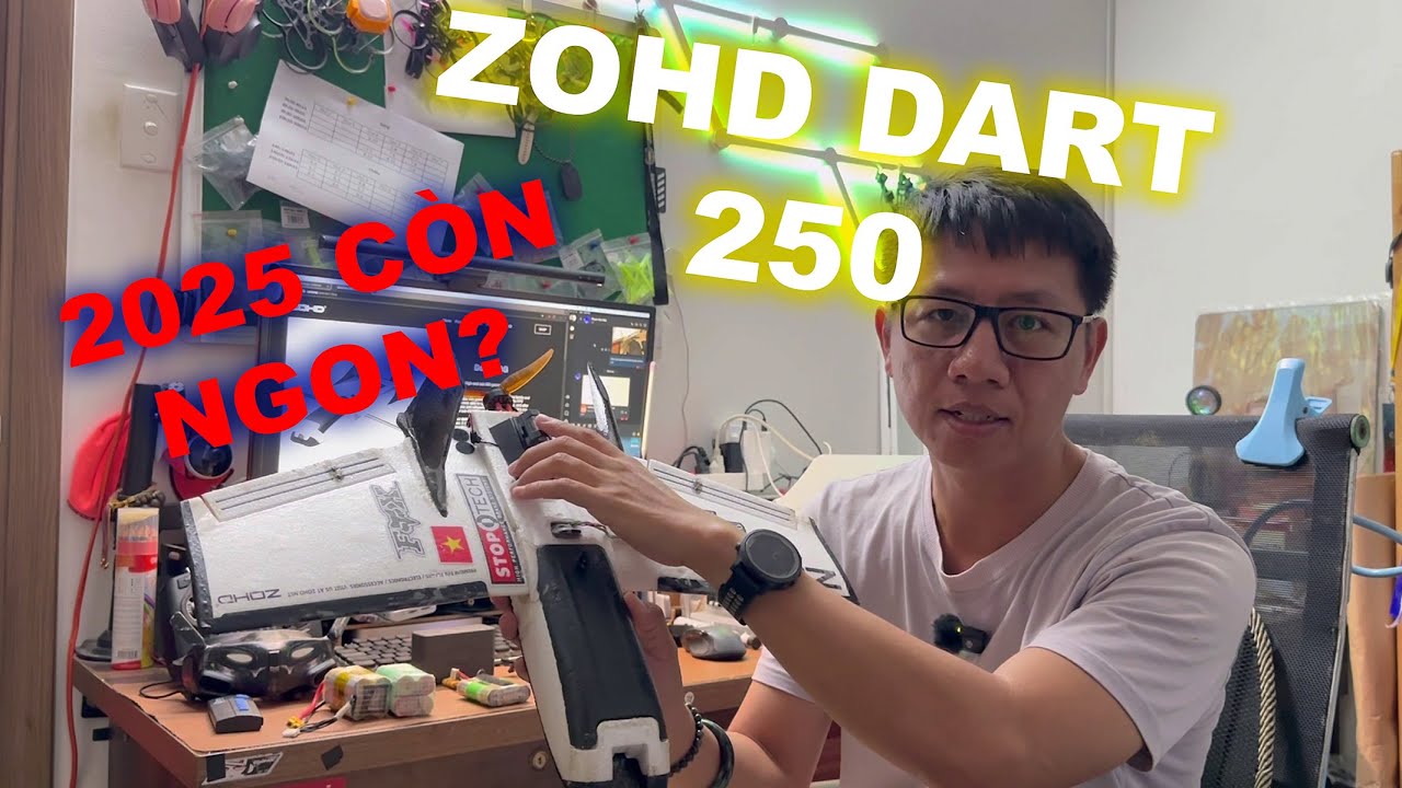 ZOHD DART 250 - máy bay nhỏ gọn mạnh mẽ.