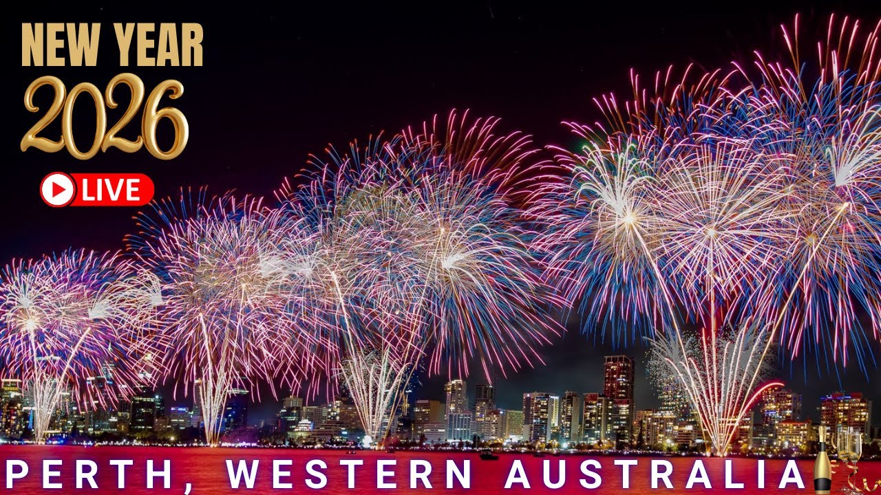 Perth New Year’s Eve Live: Bringing in 2026 with Western Australia’s LARGEST EVER NYE FIREWORKS!