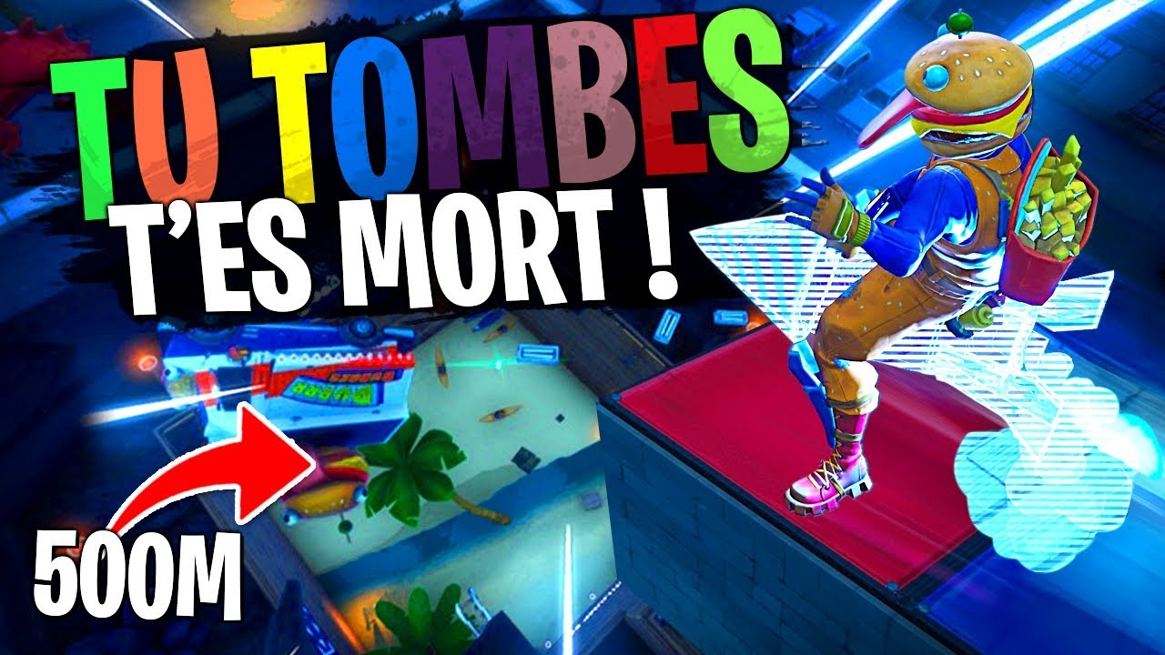 Tu tombes tu recommences tout ! Avec Michou et Doc Jazy sur Fortnite Créatif