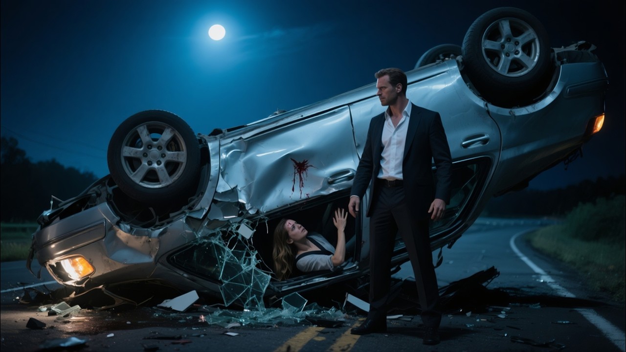 Trapped in My Car After the Crash — The Mafia Boss Pulled Me Out… and Never Let Me Go