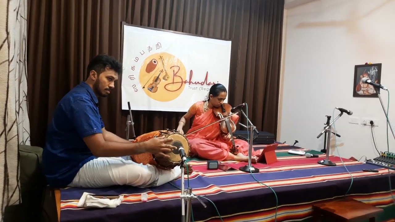 Vaibhavi Vijayakumar - Violin solo, Trichur Sudev- Mridangam 