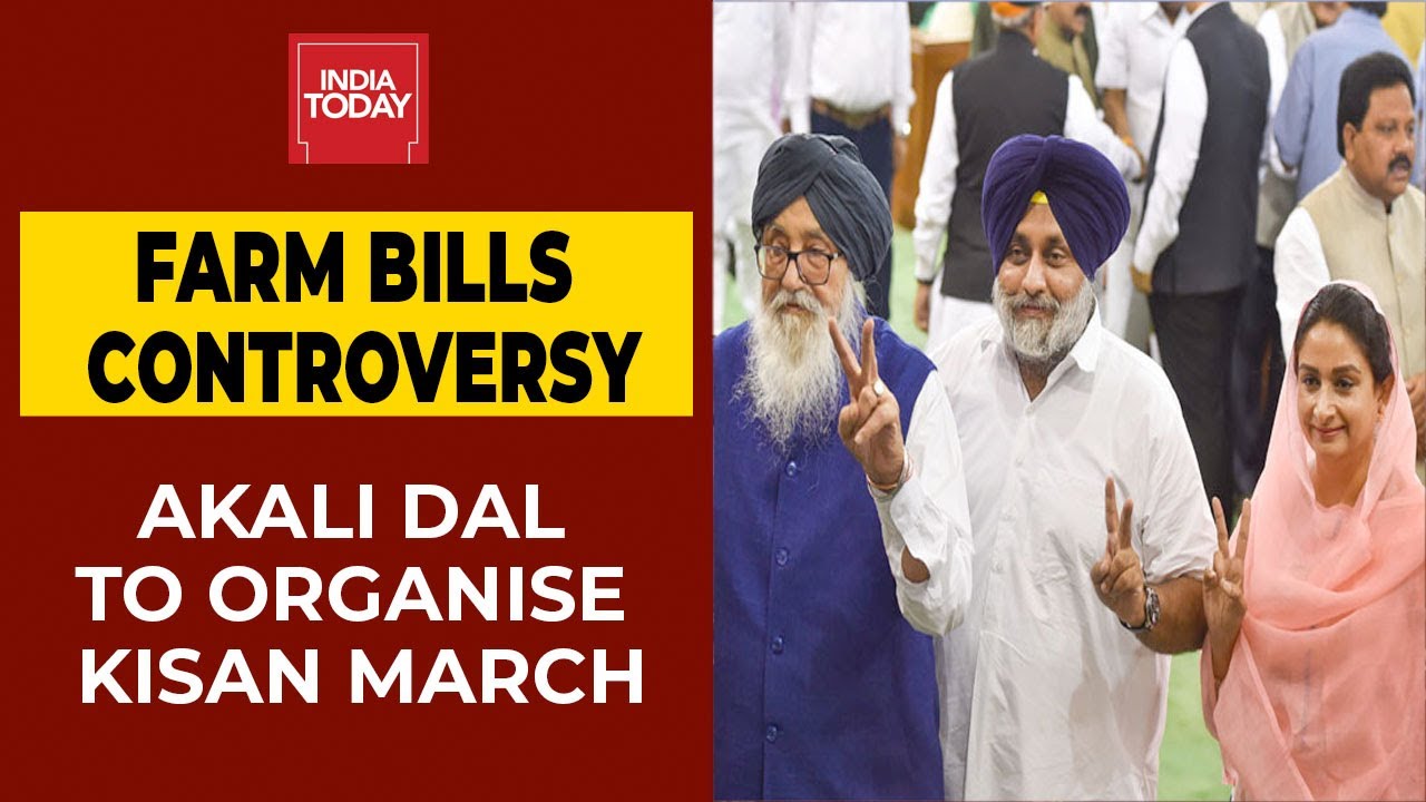 Shiromani Akali Dal To Organise 'Kisan March' In Protest Against Farm Bills 2020