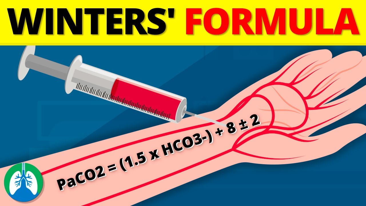Winters’ Formula for Metabolic Acidosis | Expected PaCO2