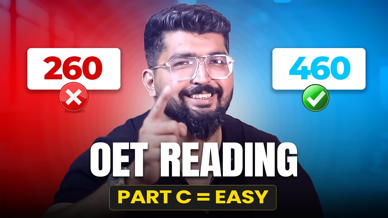 From 260 ❌ to 460 ✅ in OET Reading! (Part C Made Easy)