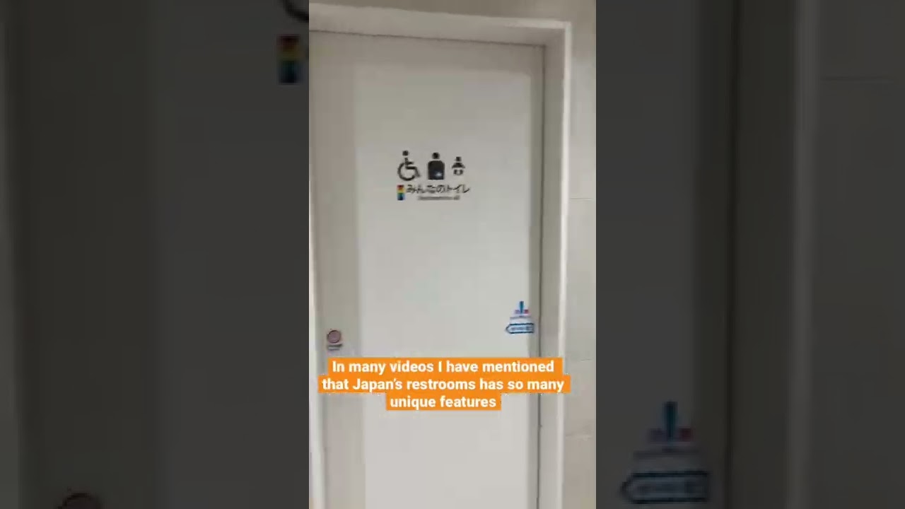 🏳️&zwj;🌈 LGBTQ symbol in restrooms in Japan ! #youtubeshorts #pride #lgbt Japan Tamil Vlog