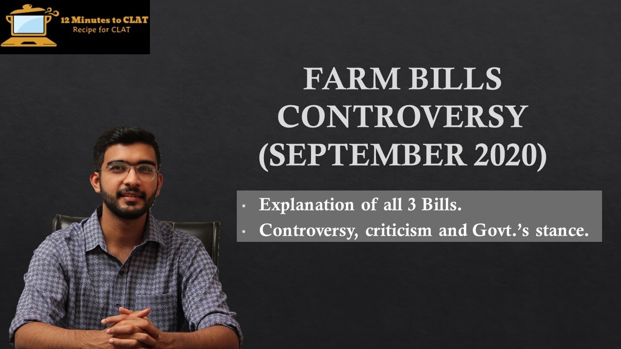 Farm Bills Controversy I All 3 Bills explained I Stance of the opposition and Govt I Keshav Malpani
