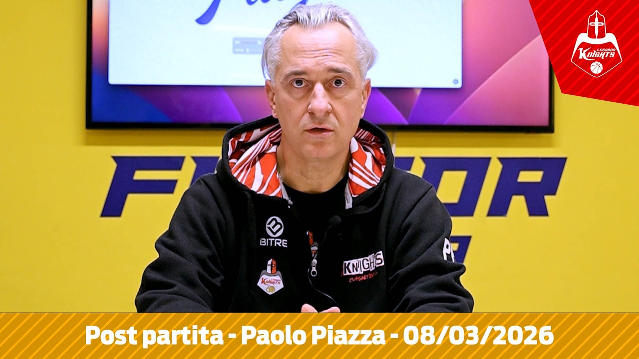 Post partita Fidenza - Legnano | Paolo Piazza del 08/03/2026