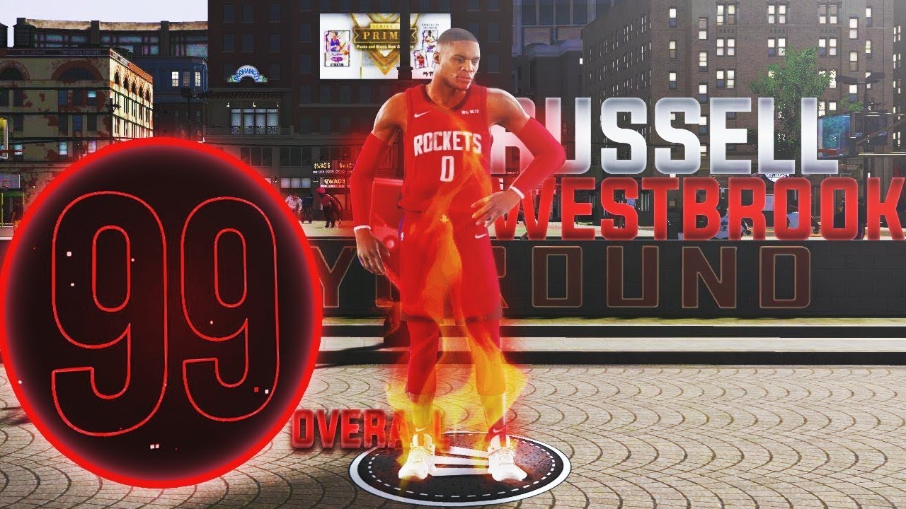 99 ОБЩ. СТРОИТЕЛЬСТВО РАССЕЛЛА УЭСТБРУКА — БЕЗУМИЕ на NBA2K20