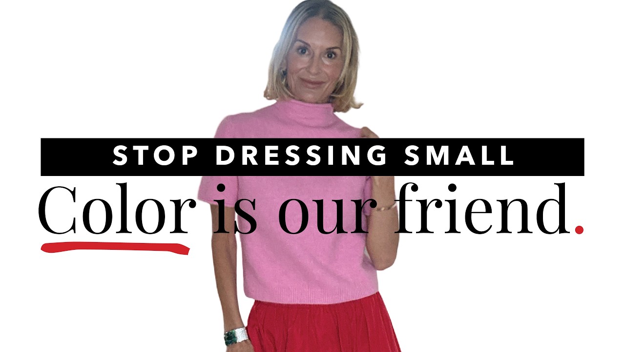 Why Women Over 40 Default to Black — And How to Wear Color Confidently