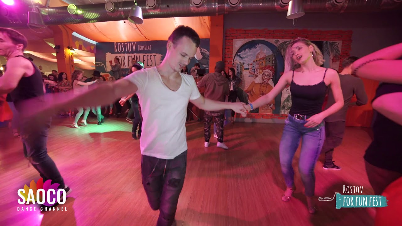 Sergey Vladimirovich and Kristina Bolbat Salsa Dancing at Rostov For Fun Fest, 03.11.2019 (SC)