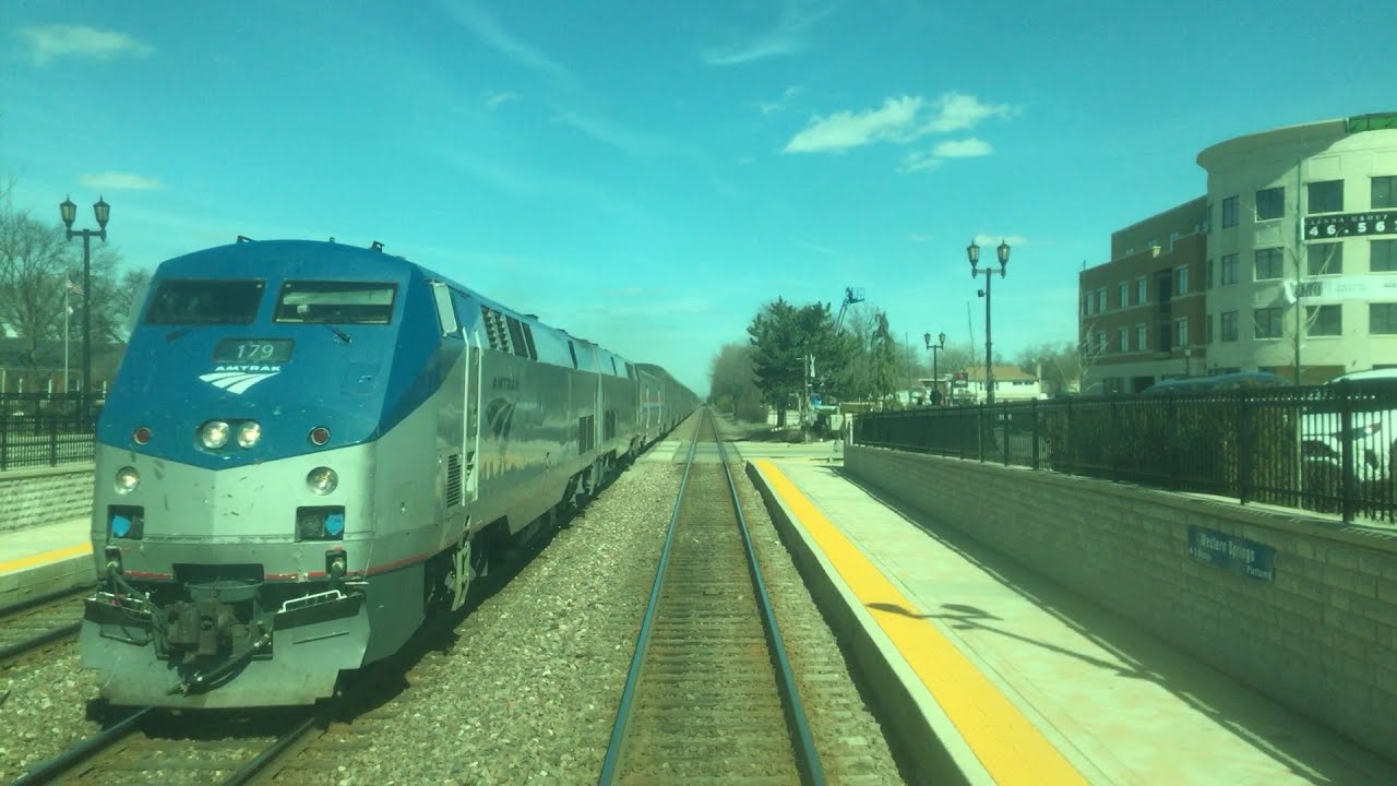 BNSF Racetrack (Chicago Sub) Metra Cab car ride on Metra #1316 from Aurora To CUS on 4/13/19