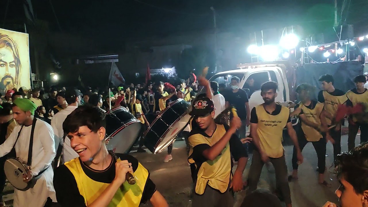 نزلة موكب شهداء حيدر الكرار (ع) على موكب الثقلين في شعلة الصدرين محرم 2021م/ ه‍ ١٤٤٢