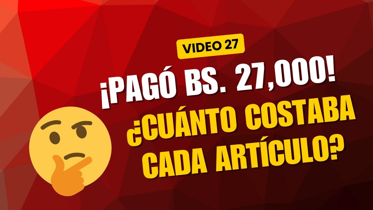 ¡Pagó Bs. 27,000! ¿Cuánto costaban en realidad los artículos de Mery? 🤯📱💻