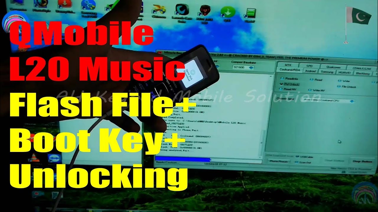 QMobile L20 Music Flash File + Boot Key + Password Unlock Miracle Free Tool