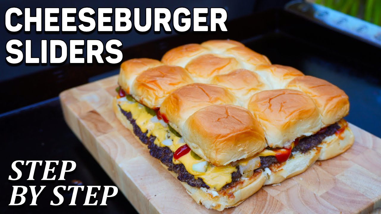 Easy Cheeseburger Sliders on the Blackstone Griddle