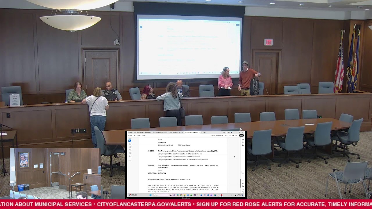Traffic Commission Meeting - March 10, 2026