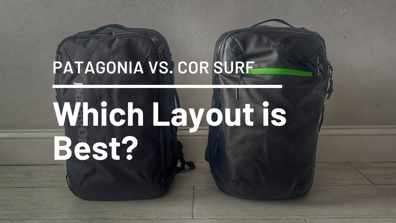 Patagonia Mini MLC vs. Cor Surf Island Hopper / Cotopaxi Allpa 28 - Epic MInimalist Carry On Packs