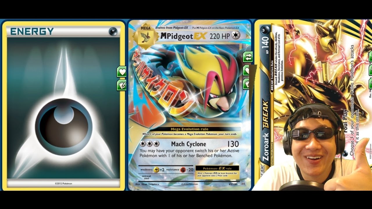 New MEGA PIDGEOT Deck, Great DMG, 1 Energy Attacks Options