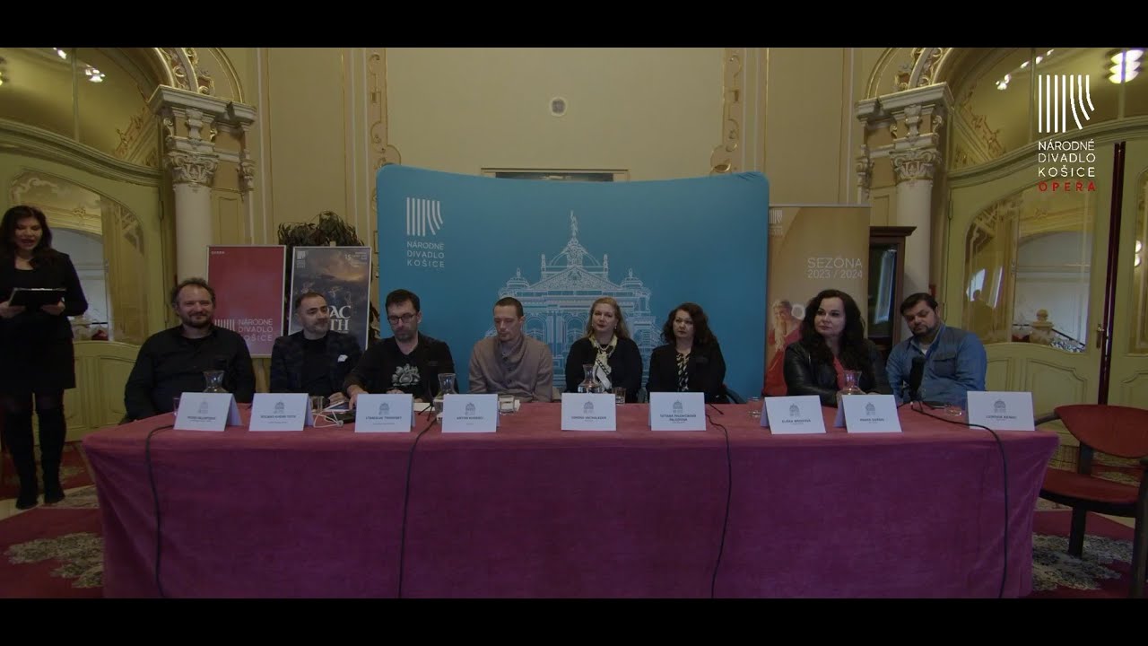 G. Verdi: Macbeth, tlačová konferencia k premiére opery v ND Košice (videozáznam NDKE)