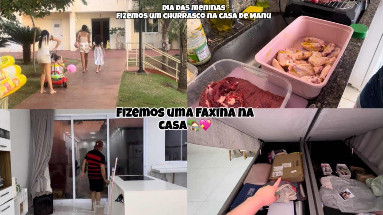 DIA DAS MENINAS|FIZEMOS FAXINA NA CASA🏡💖
