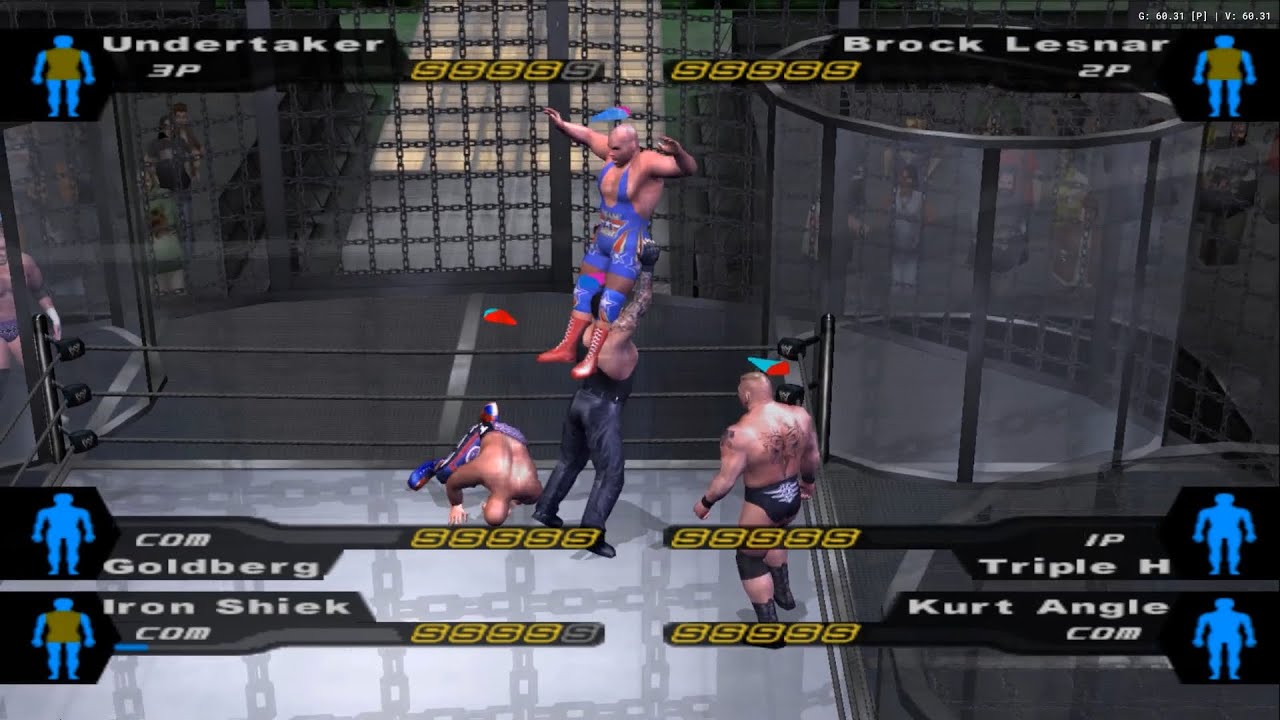 WWE SmackDown! Here Comes The Pain | EPIC Elimination Chamber Match | PS2 Gameplay #wwe #tripleh