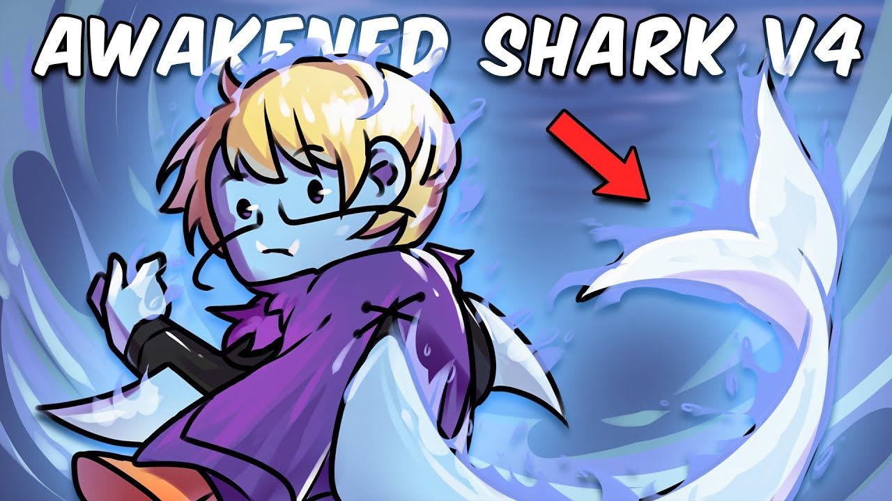 Gw AWAKEN SHARK V4 dan Menjadi JINBEI di BloxFruits!
