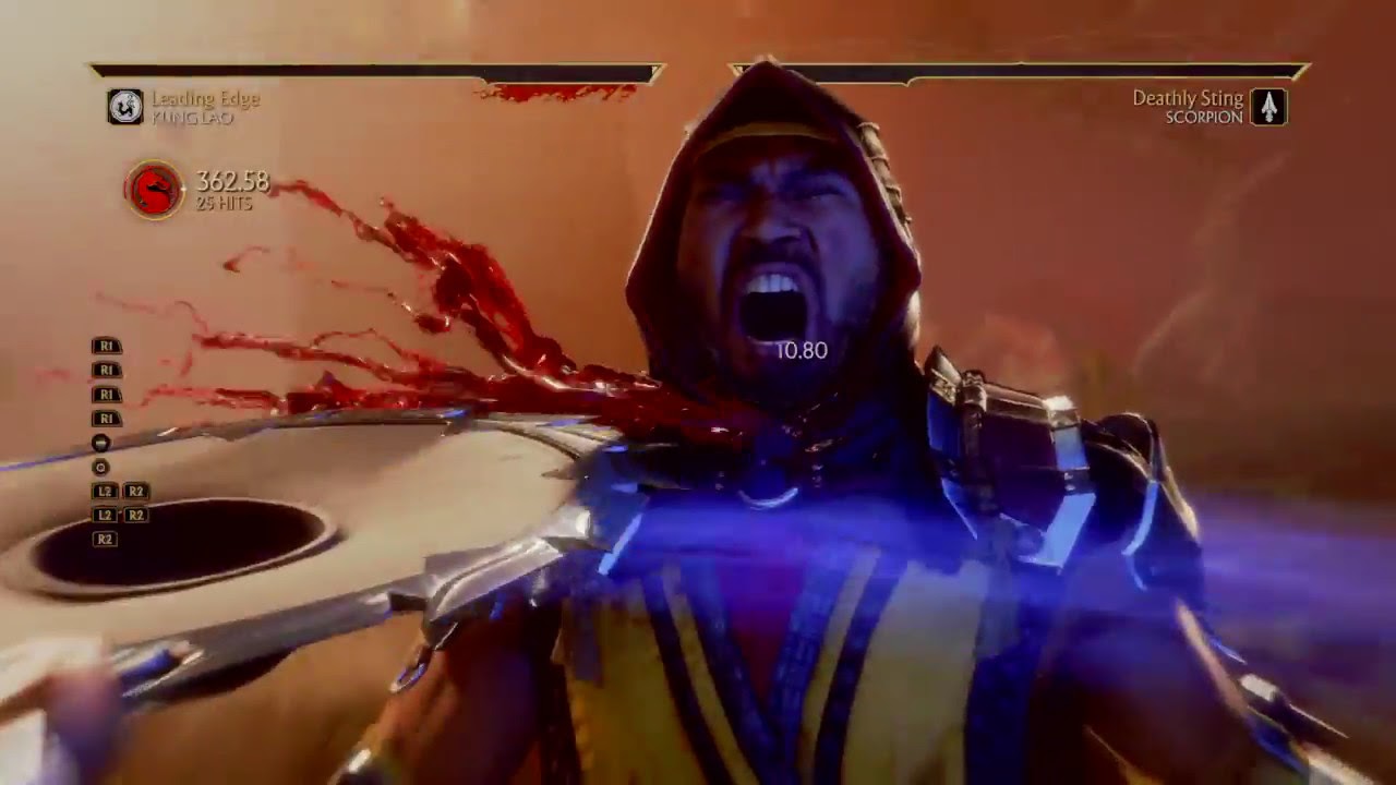 MK11 Kung Lao Crushing Blow Combo