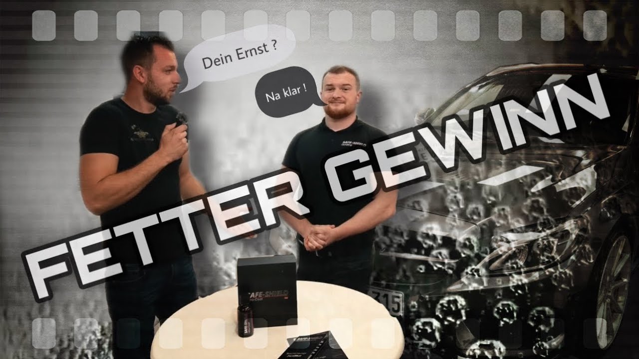 FETTER GEWINN ! | Safe Shield Profi zeigt Verarbeitung von Keramik-Beschichtung Ultra Coat am Benz