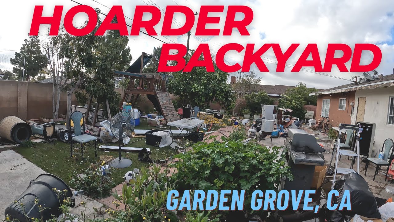 Ep. 120 Cleaning out a hoarder backyard in Garden Grove, CA.