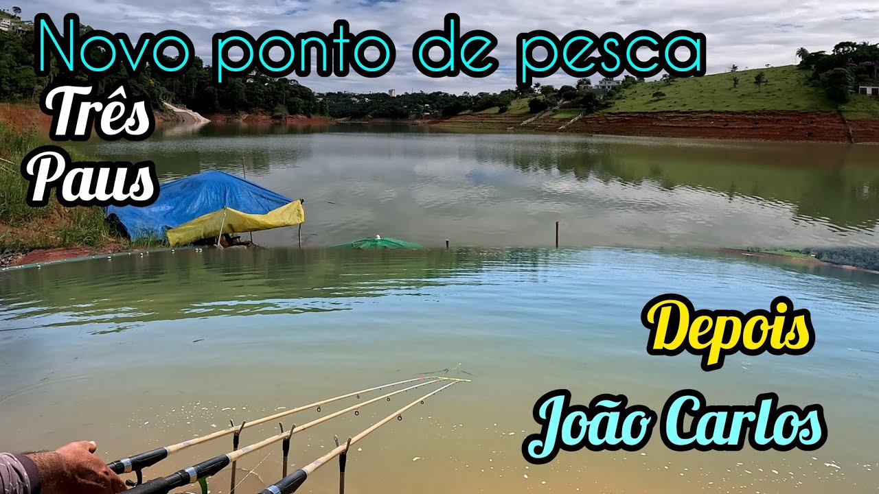 🐠🐟 pescaria em dois pontos, três paus e João Carlos, Igaratá sp!