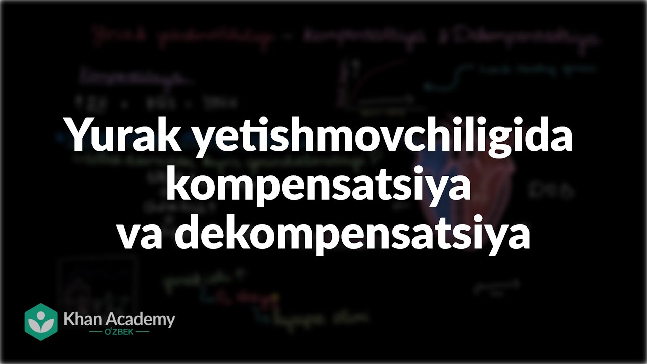 Yurak yetishmovchiligida kompensatsiya va dekompensatsiya | Yurak yetishmovchiligi | Tibbiyot
