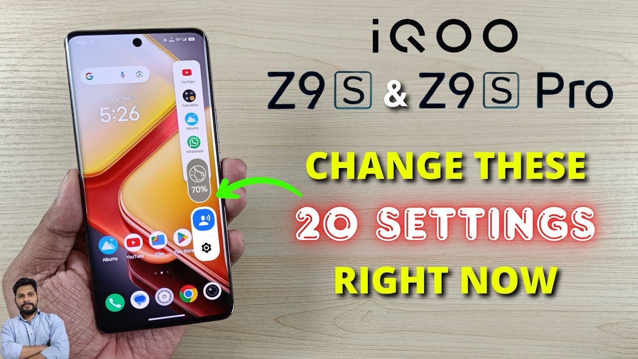 iQOO Z9s 5G и Z9s Pro 5G: измените эти 20 настроек прямо сейчас